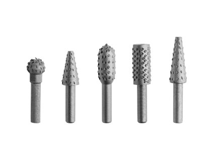 rašple rotační sada  5díl.