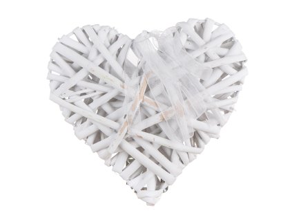 dekorace SRDCE 15x15cm BÍ