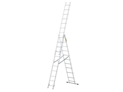 Žebřík hliníkový Drabest, 3x11, BASIC