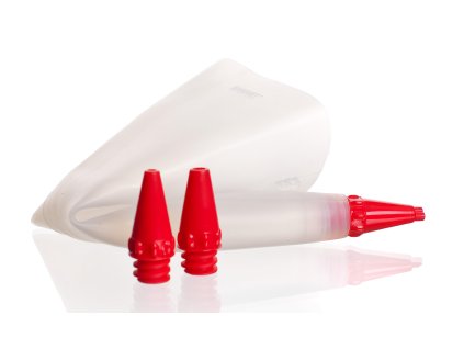 sáček zdobicí silikon + 3 nástavce