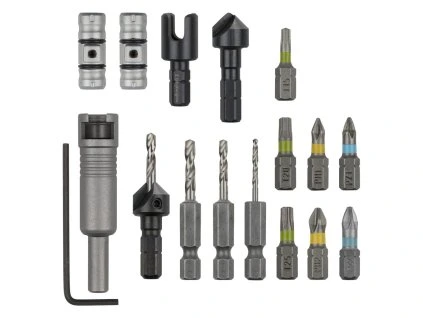 Wolfcraft Wolfcraft Flipbit sada Vše v jednom 16-dílná 3086000