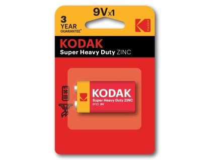 Kodak K9V zinc blistr (9V)