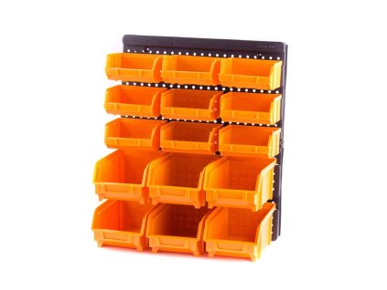 Organizér s 9+6 boxy 32x38cm