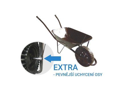 Kolečko 60l bantam plný-ČERNÉ-EXTRA OSA