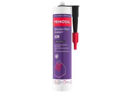 Pokrývačský bitumenový tmel PENOSIL 939 černá,  280ml