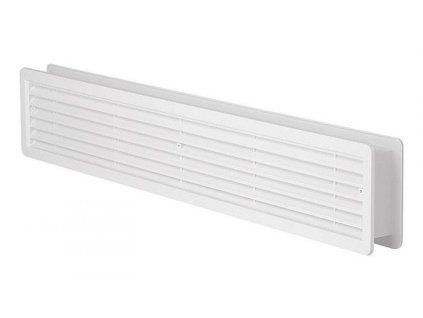 Větrací mřížka dveřní 500x90 bílá, 2ks