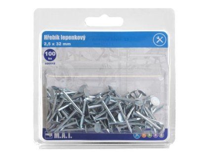 hřebík lepenkový 32x2,5mm Zn (100ks)