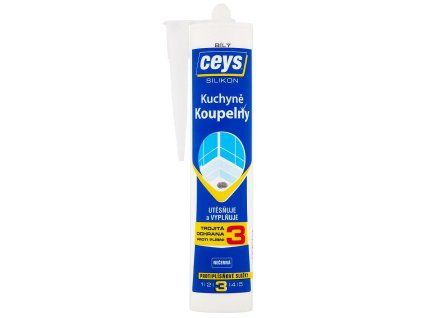 Silikon koupelna a kuchyně CEYS bílý, 280ml