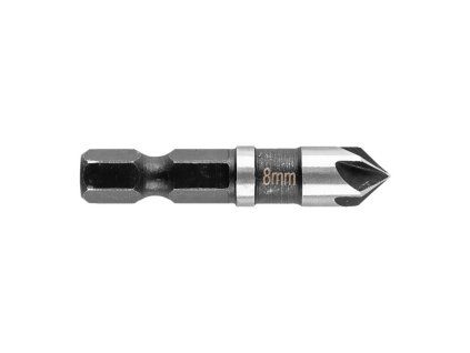 záhlubník HEX, 8mm Graphite