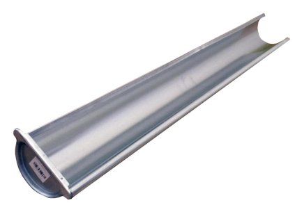 žlab koncový L 250mm d.1m Zn