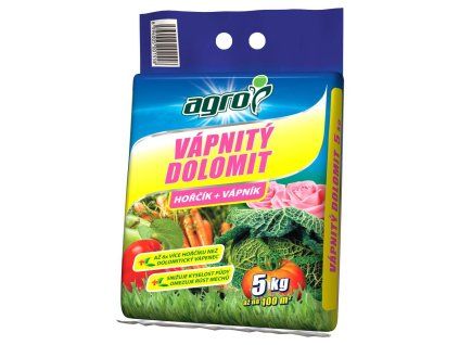 hnojivo Vápnitý dolomit 5kg AGRO