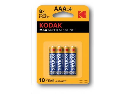 Kodak MAX KAAA-4 alkaline blistr (LR03)
