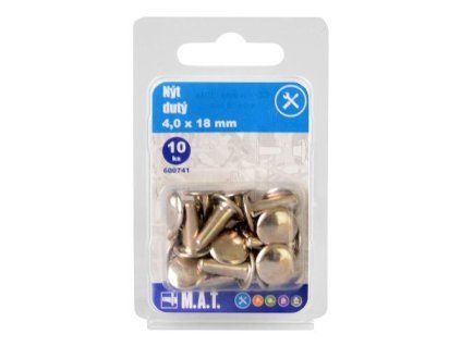 nýt dutý 4.0x18mm    (10ks)