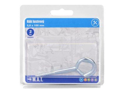 hák lustrový 100x5,8mm lesk  (2ks)