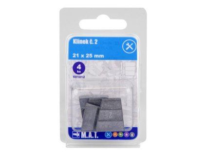 klínek č.2, 21x25mm  (4ks)