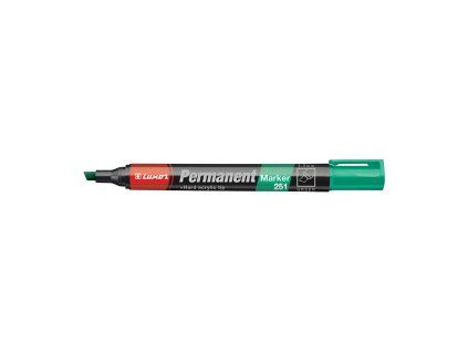 popisovač LUXOR permanent.251 ZE seřízlý hrot 2-5mm