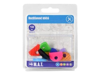 rozlišovač klíčů PH mix barev (10ks)