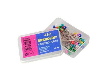 špendlík 432 mix barev (50ks)
