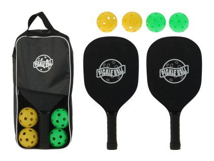 sada PICKLEBALL 6díl. (2x pálka, 4x míček)