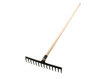 hrábě 14z d.39,5cm ocel S NÁSADOU 150cm PROFI