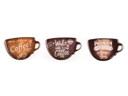 magnetky COFFEE (3ks) mix dekorů