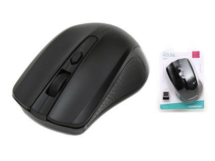 Omega mouse bezdrátová OM0419B černá