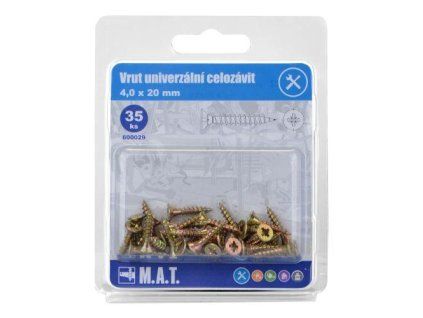 vrut un.celozávit 4,0x 20mm ZZ (35ks)