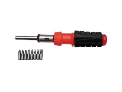 šroubovák s bity 9ks TopTools