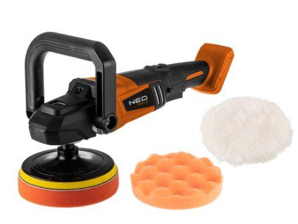 leštička aku 18V, Li-Ion, USB-C NEO TOOLS
