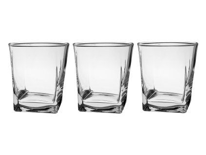 sklenice 310ml CARRE (3ks)