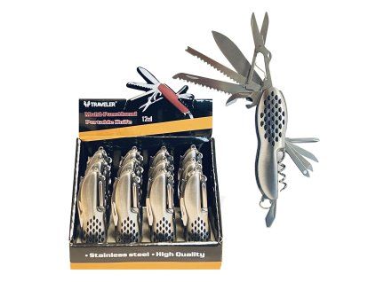 AIT 00108 multifunkční nůž 12v1 silver