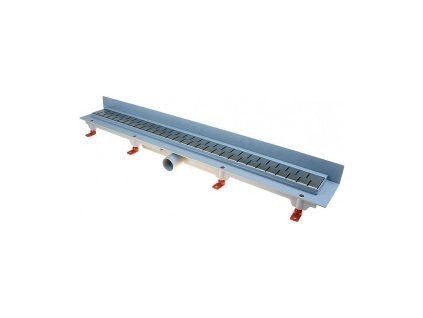 Podlahový lineární žlab ke stěně 650mm medium mat