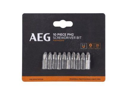 Šroubovací bit PH2 25mm AEG, sada 10ks