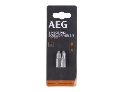 Šroubovací bit PH2 25mm AEG, 2ks