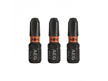 Šroubovací bit PH3 25mm AEG, sada 3ks