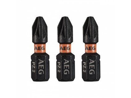 Šroubovací bit PZ2 25mm AEG, sada 3ks