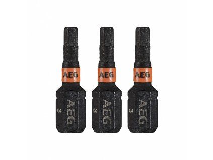 Šroubovací bit HEX3 25mm AEG, sada 3ks
