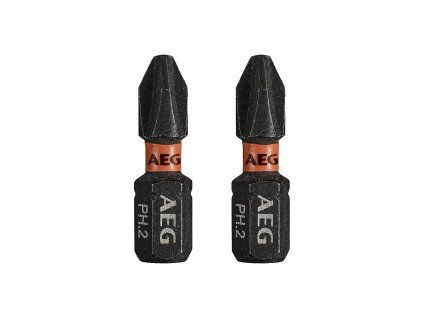 Šroubovací bit PH2 25mm AEG, sada 2ks