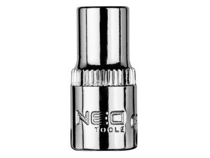 hlavice šestihran  1/4\", 6 mm NEO tools