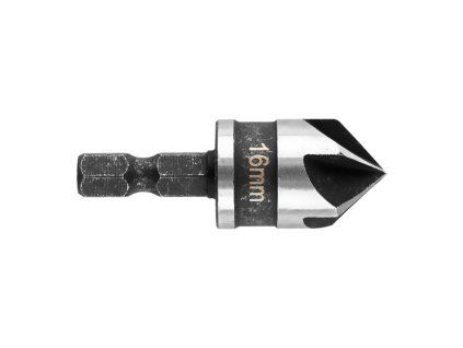záhlubník HEX, 16mm Graphite