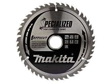 Makita B-68622 TCT pilový kotouč Efficut 190mmx30mm 45T