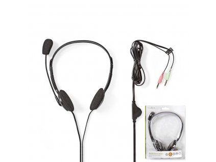 Nedis CHST100BK HEADSET sluchátka černá