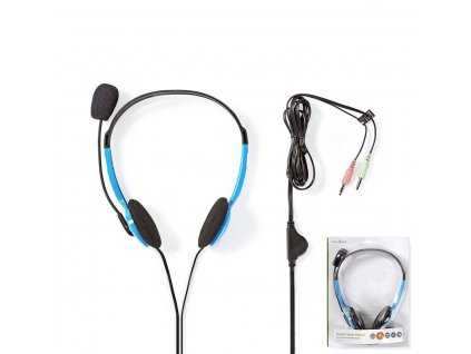 Nedis CHST100BU HEADSET sluchátka modrá