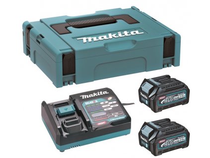 Makita 191J81-6 sada Li-ion XGT 40V 2ksBL4025+1ksDC40RA+1ksMakpac