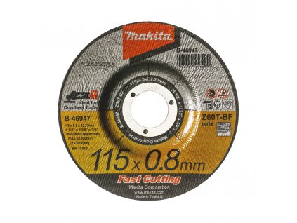 Makita B-46947 řezný kotouč 115x0,8x22 nerez