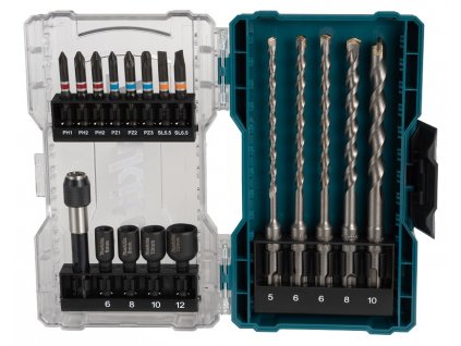 Makita E-07026 sada bitů a vrtáků, 18-dílná, Makita