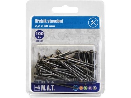 hřebík stavební 40x2,2mm (100ks)