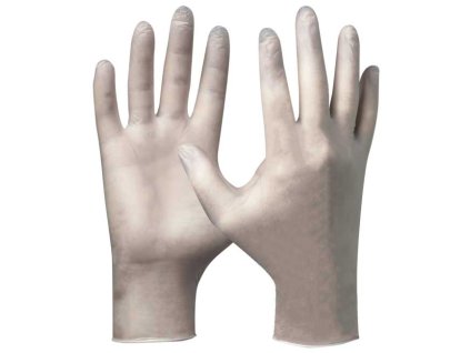 GEBOL - WHITE VINYL jednorázové vinylové rukavice 100 ks - velikost XL