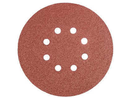papír brusný kulatý 150 mm, K80, 5 pcs., s 8 dírami, Graphite