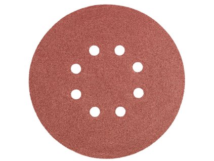 papír brusný kulatý 150 mm, K100, 5 pcs., s 8 dírami, Graphite